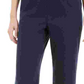Calças Karen Scott Petites Microfleece Femininas Tamanho Azul Marinho Petite Grande