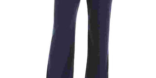 Karen Scott Women's Petites Microfleece Pants Navy Size Petite Large