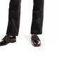 Calça de veludo slim fit grande e alta masculina da INC International Concepts, preta, tamanho 46
