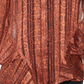 Blusa feminina com babados e estampa de cobra da INC International Concepts, laranja, tamanho X-S
