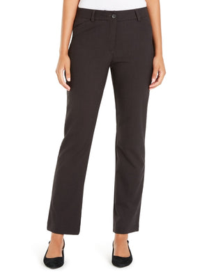 Calça reta feminina Alfani cinza tamanho 6