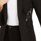 Blazer feminino peplum de renda da INC International Concepts, preto, tamanho pequeno