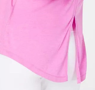 Ideology Regata feminina com amarração nas costas, roxa, tamanho X-S