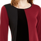 Blusa Alfani Feminina com Barra Assimétrica Colorblock e Tamanho Vinho Petite Small