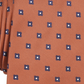 Gravata Club Room Masculina Classic Neat Laranja Tamanho Regular