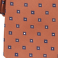 Gravata Club Room Masculina Classic Neat Laranja Tamanho Regular
