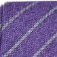 Gravata listrada de seda Paxton masculina Alfani, roxa, tamanho regular
