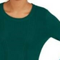 Suéter feminino estilo &amp; co com pontos mistos, verde, tamanho GG