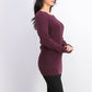 Suéter feminino estilo &amp; co com pontos mistos, roxo, tamanho grande