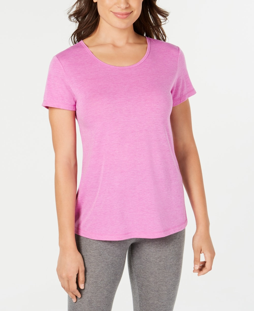ID Ideology Camisetas e tops femininos para corrida e fitness, roxo, tamanho X-S