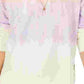Moletom feminino tie-dye estilo &amp; co rosa tamanho grande