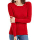 Suéter canelado feminino Maison Jules vermelho tamanho pequeno