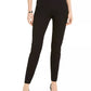 Calça skinny feminina Alfani com aba estendida, preta, tamanho 10, pequena