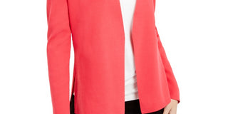 Alfani Feminino Petite Full Needle Sweater Casaco Vermelho Tamanho Pequeno Grande