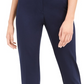Calça Alfani Feminina Slim Fit com Bolso para Moedas Azul Tamanho 12 Petite
