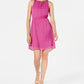 Vestido curto de festa feminino Maison Jules roxo sem mangas, tamanho pequeno