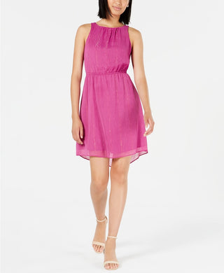 Vestido curto de festa feminino Maison Jules roxo sem mangas, tamanho pequeno