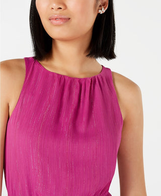 Vestido curto de festa feminino Maison Jules roxo sem mangas, tamanho pequeno