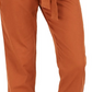 Calça feminina Bar III Becca Tilley X Paperbag Waist Laranja Tamanho P