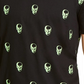 Camiseta masculina com estampa de caveira e gola V da INC International Concepts, preta, tamanho extra grande