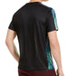 Camiseta masculina INC International Concepts Fate Iridescent Scale Pieced, preta, tamanho extra grande