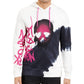 Moletom com capuz masculino com estampa de caveira e grafite da INC International Concepts, preto, tamanho grande