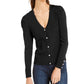 Cardigan feminino com manga bufante INC International Concepts, preto, tamanho XX-G