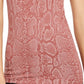Blusa feminina com estampa de cobra da INC International Concepts, rosa, tamanho 34x16