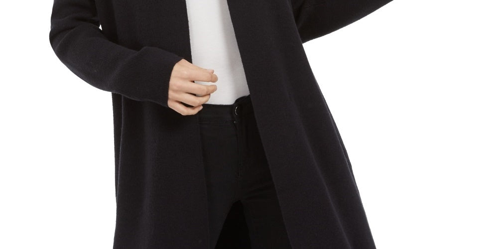 Cardigan Duster Feminino INC International Concepts Preto Tamanho Grande