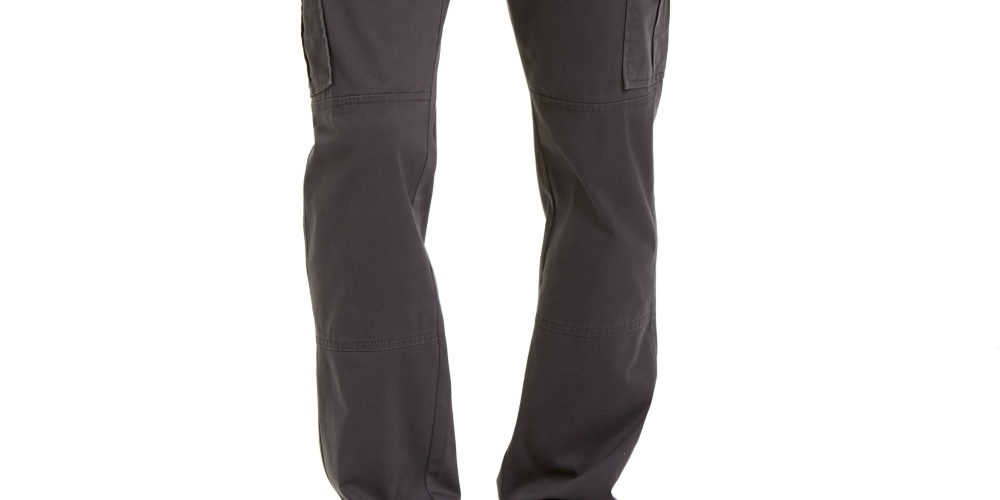 Calça jogger masculina Sun + Stone Hybr Cotton cinza escuro tamanho 31x30