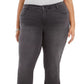 Jeans Bootcut Plus Size Feminino Style &amp; Co Preto Tamanho Pequeno Pequeno