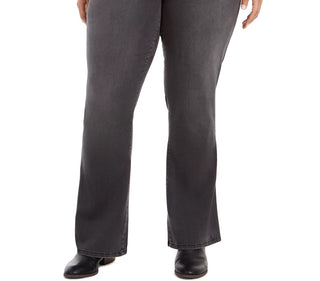 Jeans Bootcut Plus Size Feminino Style &amp; Co Preto Tamanho Pequeno Pequeno