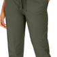 Calça utilitária com punho e fecho pull-on feminina Style &amp; Co, verde, tamanho 6