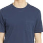 Camiseta masculina Blake mesclada com bolso Sun + Stone, tamanho grande, azul-marinho