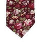 Gravata masculina Chester Floral Usi Bar III rosa tamanho regular