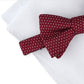 Gravata borboleta Alfani Masculina Madison Dot de cetim, tamanho regular, vermelha
