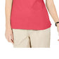 Karen Scott Top Feminino com Laço e Camadas Rosa Tamanho P