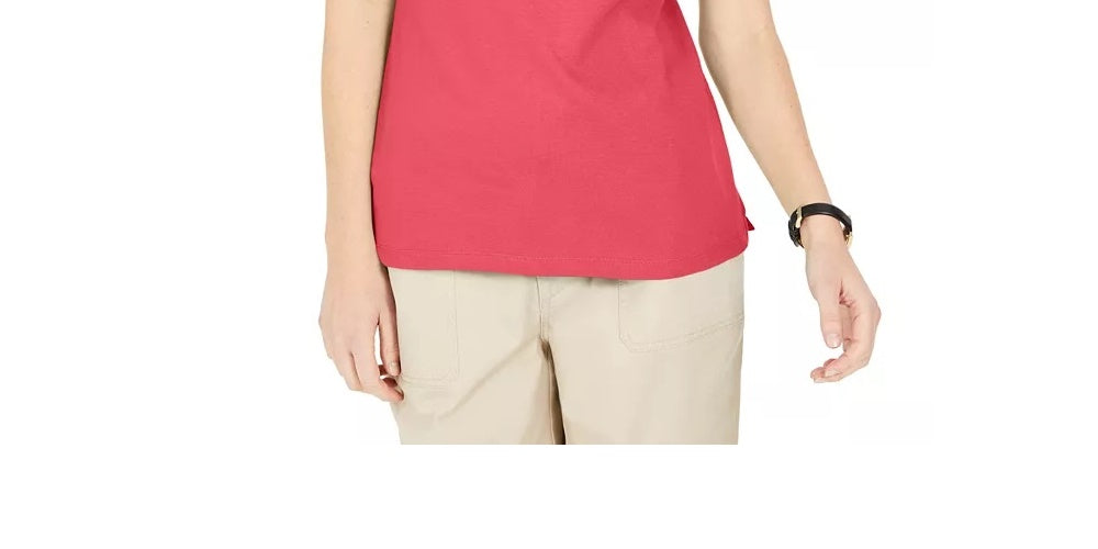 Karen Scott Top Feminino com Laço e Camadas Rosa Tamanho P