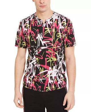 Camiseta masculina com estampa de grafite da INC International Concepts, preta, tamanho pequeno