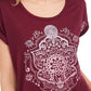 Camiseta feminina gráfica Style &amp; Co, roxa, tamanho médio