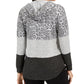 Moletom com capuz feminino Colorblocked Style &amp; Co, cinza, tamanho pequeno