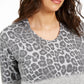 Moletom com capuz feminino Colorblocked Style &amp; Co, cinza, tamanho pequeno