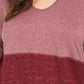Moletom com capuz feminino plus size colorblocked estilo &amp; co vermelho tamanho 1X