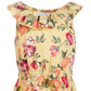Vestido estampado floral para meninas da Charter Club, tamanho 6, amarelo, Mommy &amp; Me