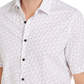 Camisa Alfani Masculina com Estampa de Números Azul Marinho Tamanho P