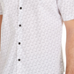 Camisa Alfani Masculina com Estampa de Números Azul Marinho Tamanho P