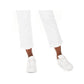 Calça Capri Feminina de Cintura Média NWT Curvy Fit Core Fashion Branca Tamanho 10