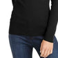 Suéter feminino com decote ombro a ombro da INC International Concepts, preto, tamanho X-S