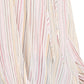 Blusa listrada feminina INC International Concepts Peasant rosa tamanho médio