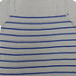 Camiseta feminina listrada Charter Club azul tamanho XX-G